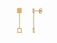 Orecchini Donna in Oro OR PEND CON QUADRATO